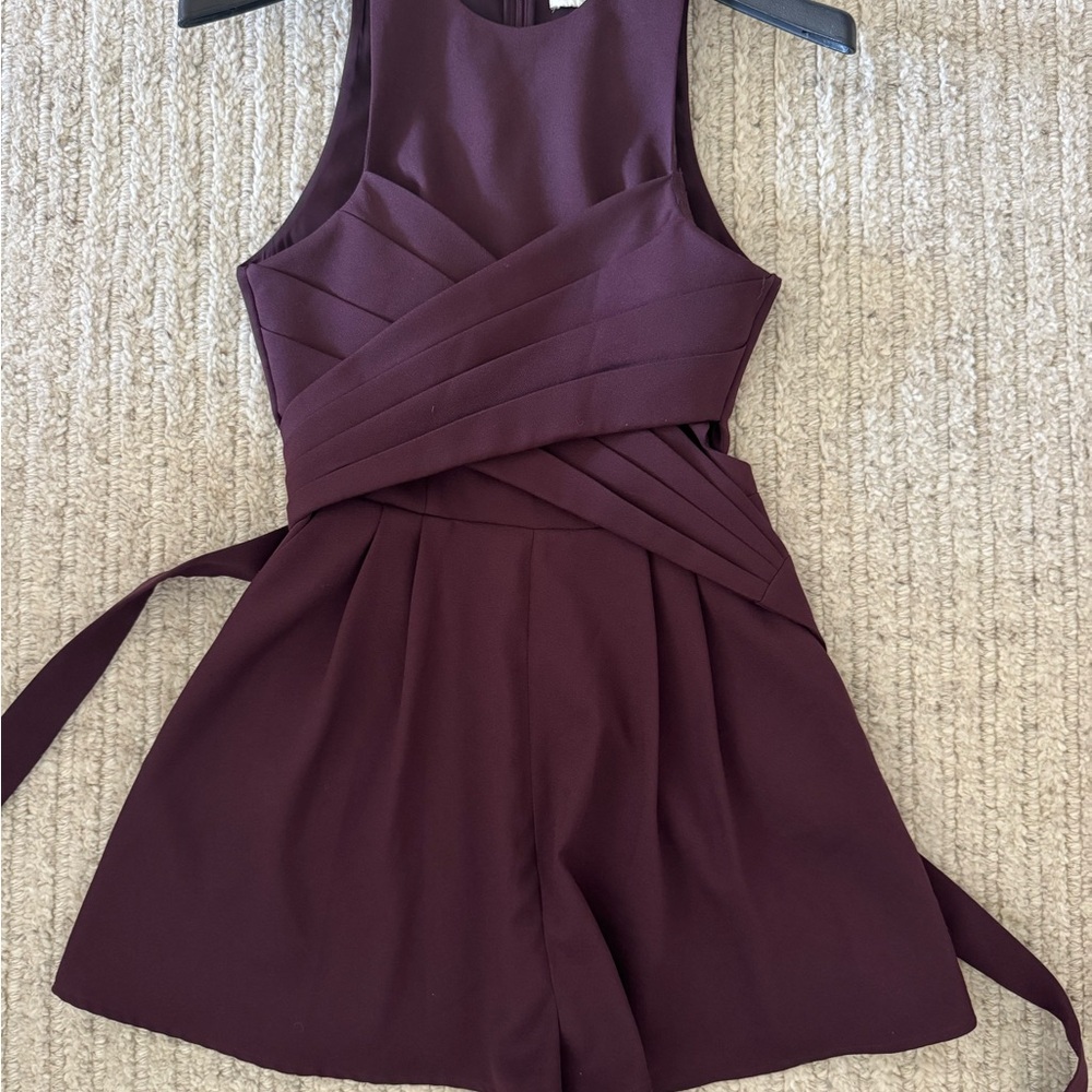 C/MEO Collective Burgundy Romper